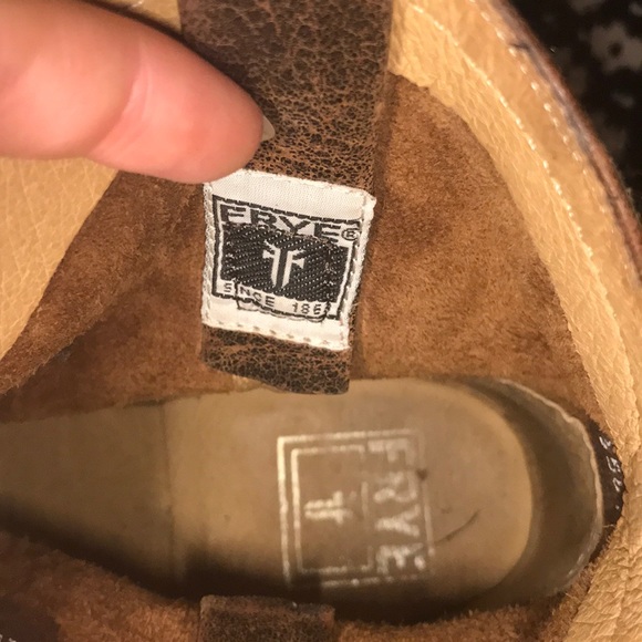 Western style Frye ankle boot - Picture 5 of 8
